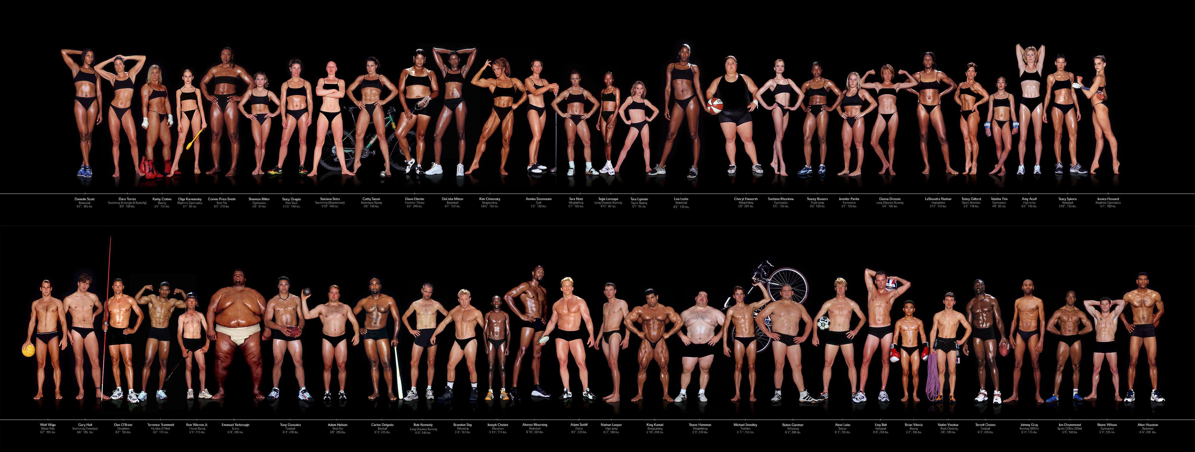 Athletes by Howard Schatz — diverse body types that defy a single standard